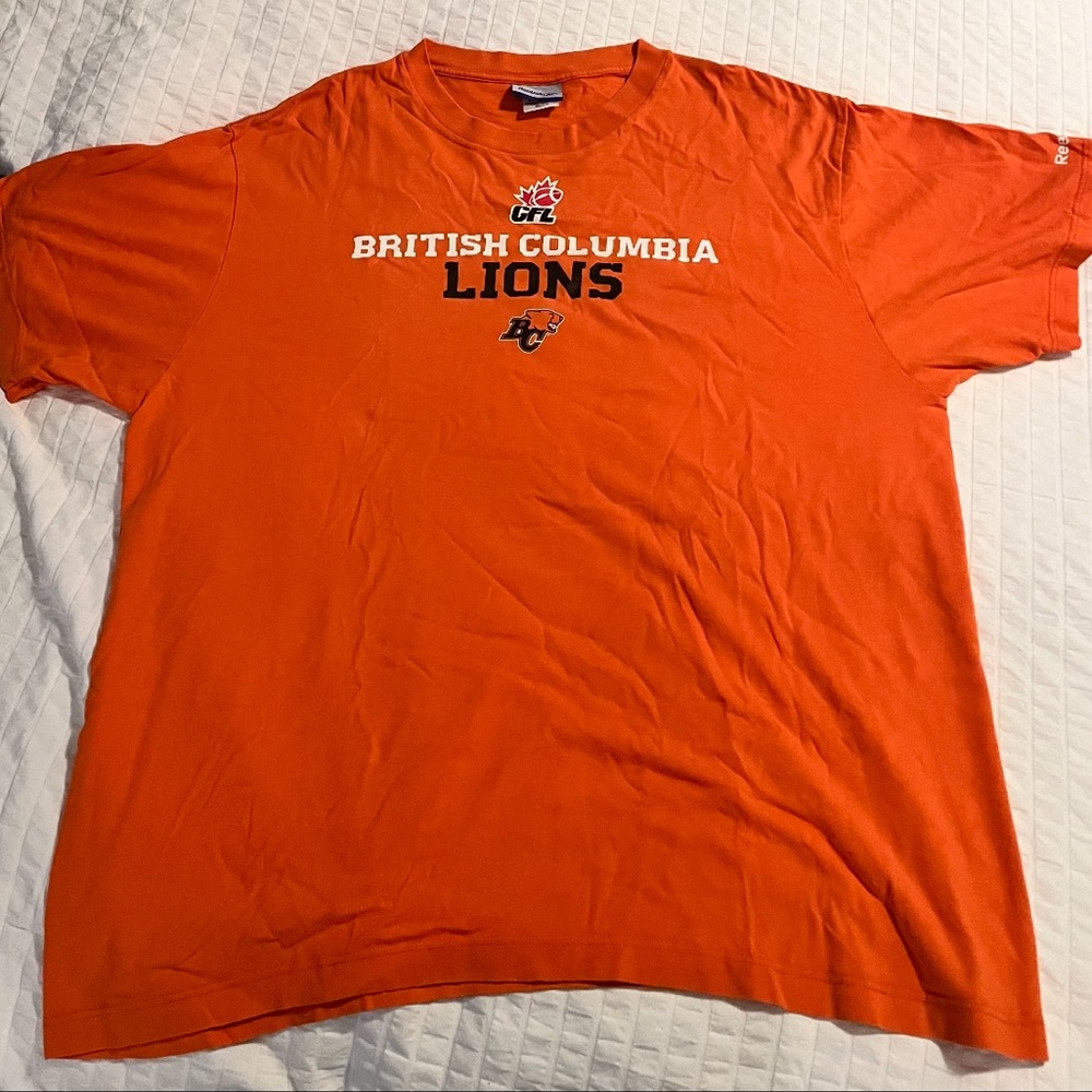BC Lions Orange T-Shirt size XL